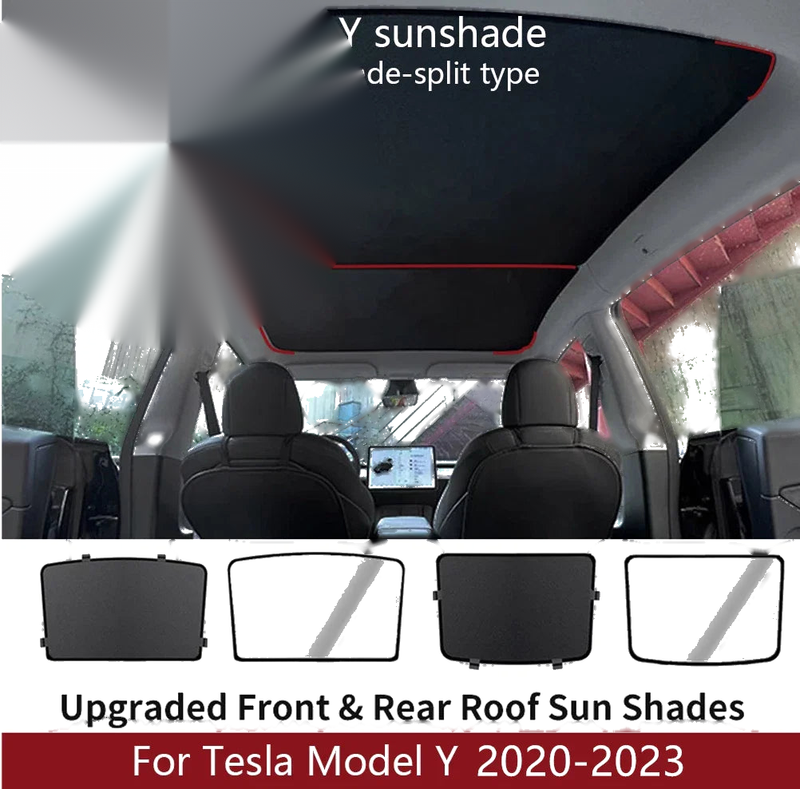 Tesla Model Y Glass Roof Sunshade (2020–2023)
