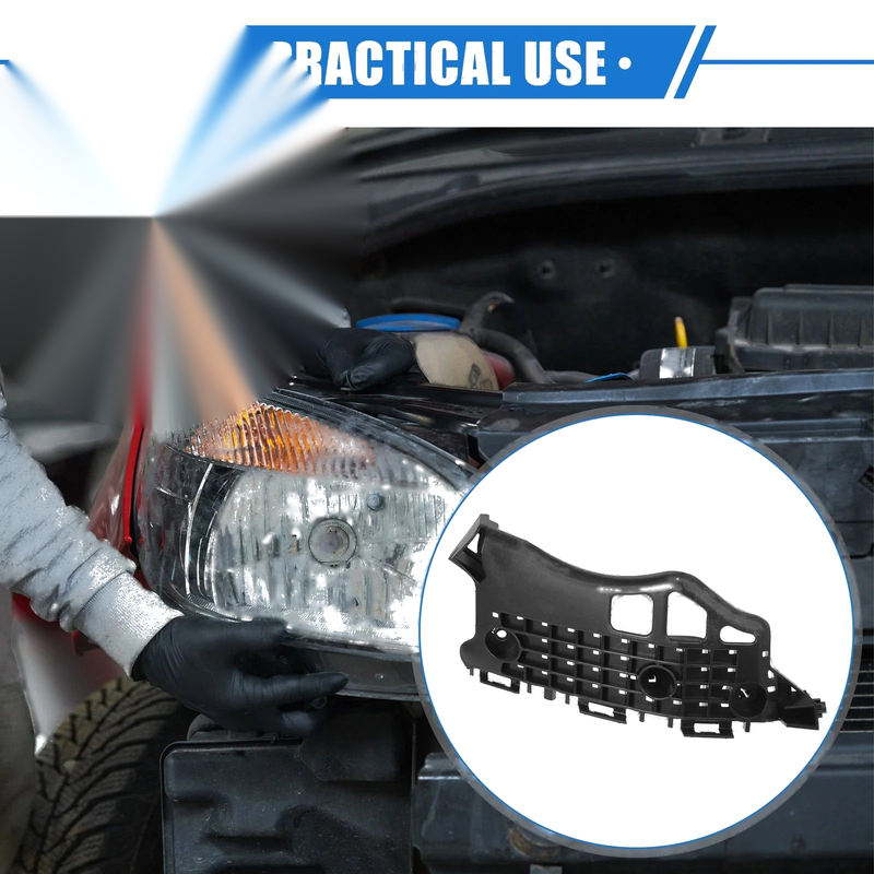 Toyota C-HR (2018-2022) Black Front Right Bumper Mounting Bracket