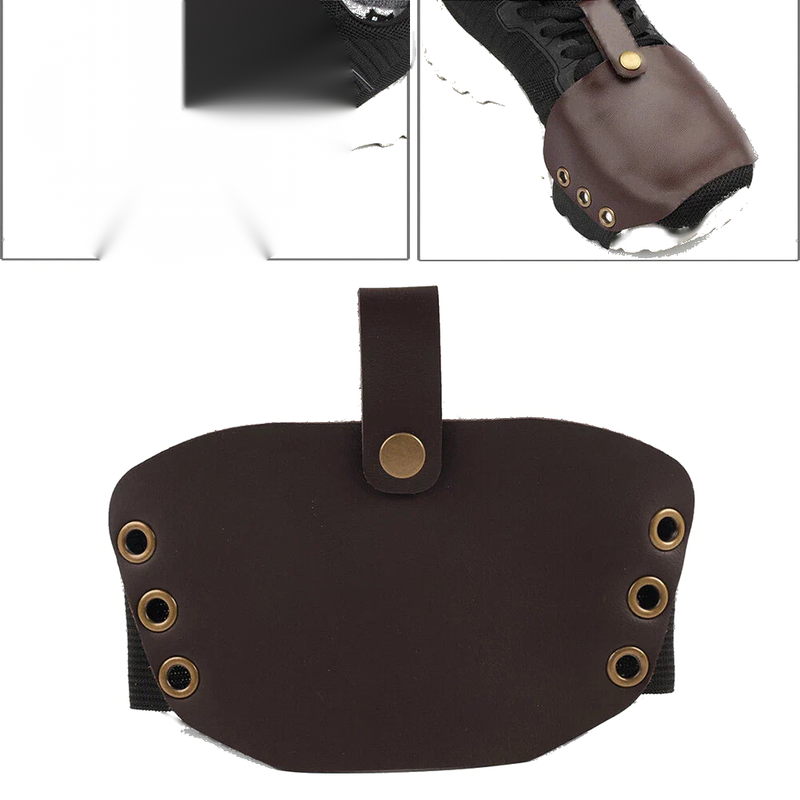 Motorcycle - Brown Leather Shifter Cover Boot Protector