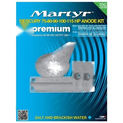 Mercury 75-115HP Models Anode Alloy Kit