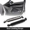 Jeep Wrangler TJ JK JKU (2007-2018) Black Gray 2 x Door Limiting Straps