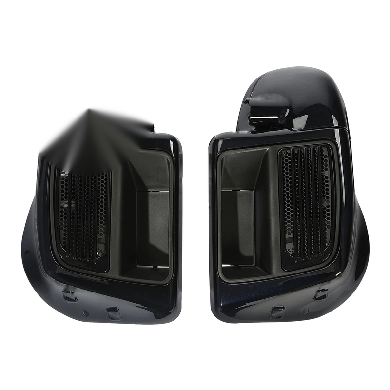 Harley Street Road Glide 2014-2023 Midnight Blue Vented Leg Fairings