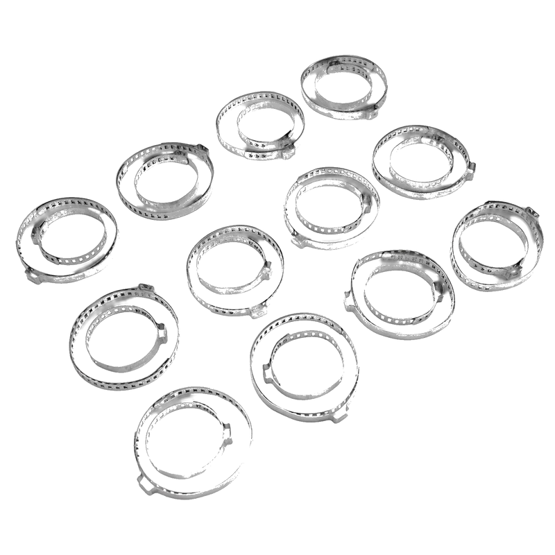 24 Pcs Stainless Steel Drive Shaft CV Boot Clamp