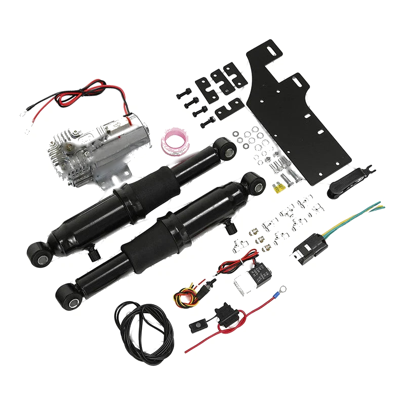 Harley Touring Bagger Road King Glide Rear Air Ride Suspension (1994-2024)
