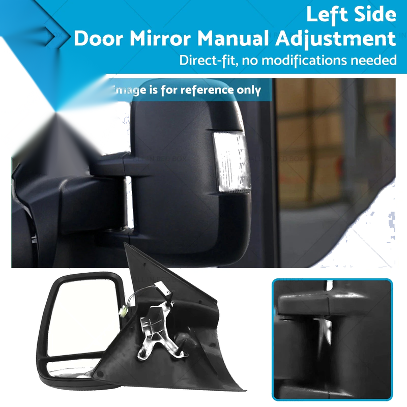 LDV V80 LH Side Manual Door Mirror (2013 - Present)