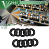 Oil Seal 12x22x5mm NBR Rubber Rotary Shaft Seal Black