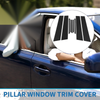 Toyota CHR Black 8 Pcs Door Pillar Window Trim (2017-2023)