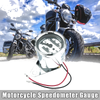 Universal Motorcycle Tachometer / 0-140km/h / Single Gauge Meter DC12V