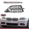 BMW 1 Series 1 Pc Front Right Fog Light Grill (2011-2015)