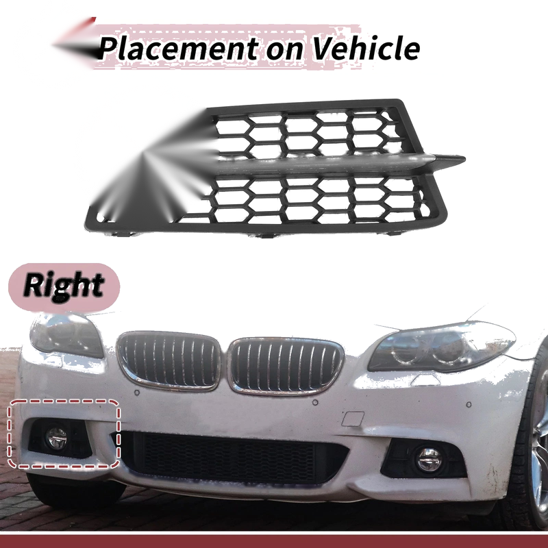BMW 1 Series 1 Pc Front Right Fog Light Grill (2011-2015)