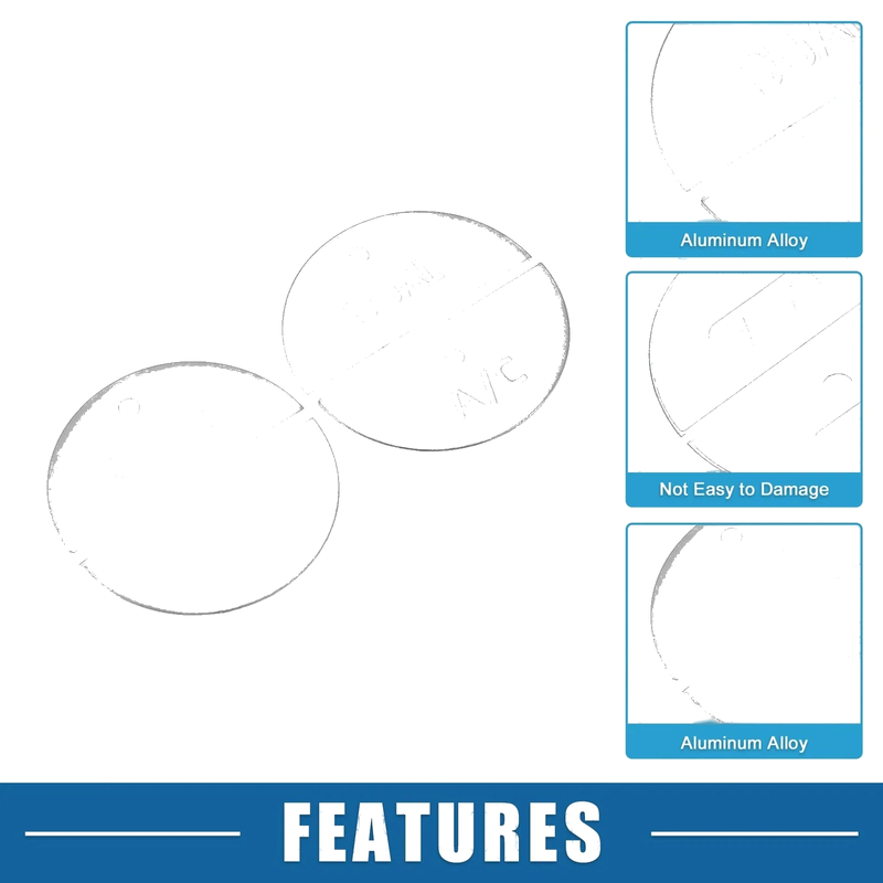 Toyota RAV4 (2019-2022) Aluminum Silver 4 Pcs AC Switch Knob Cover Trim