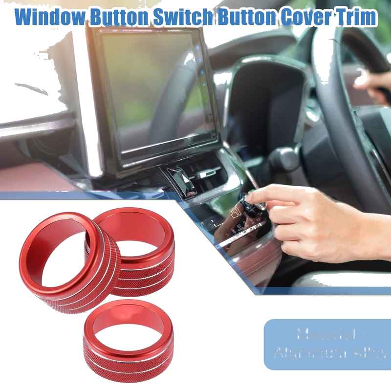 Toyota Tundra Knob Cover Ring / Set of 3 /