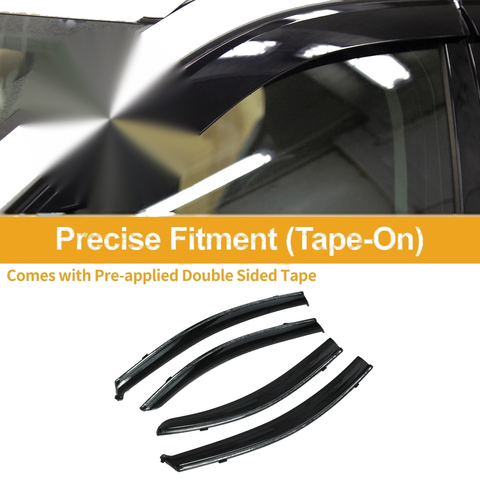 Chevrolet Aveo Sedan Window Deflectors (2007-2010)