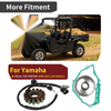 Yamaha Rhino YXR700F Flywheel Rotor & Stator w/ Cover Gasket (2008-2013)