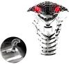Universal Gear Shift Knob 1x Blue/Red LED Head Snake Style