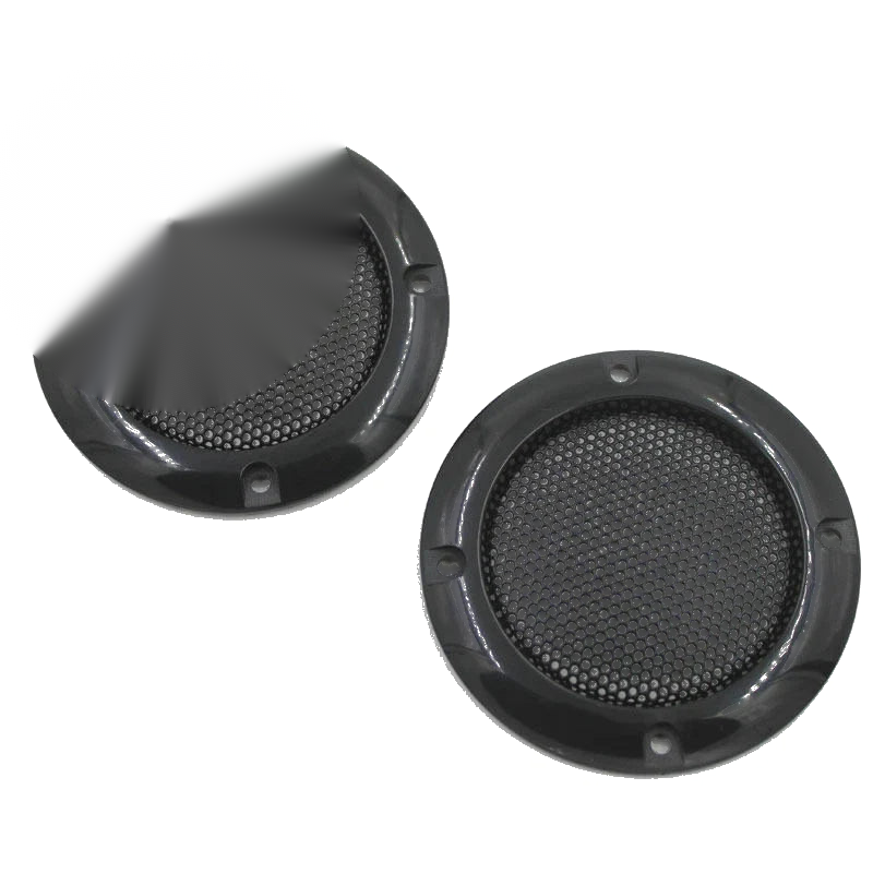 2X 2inch SUBWOOFER Speaker Coaxial Mesh Grille Cover Woofer  Mask Case Black