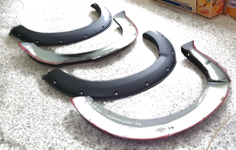 Mazda BT-50 UTE Matte Black Fender Flares (2021-2023)