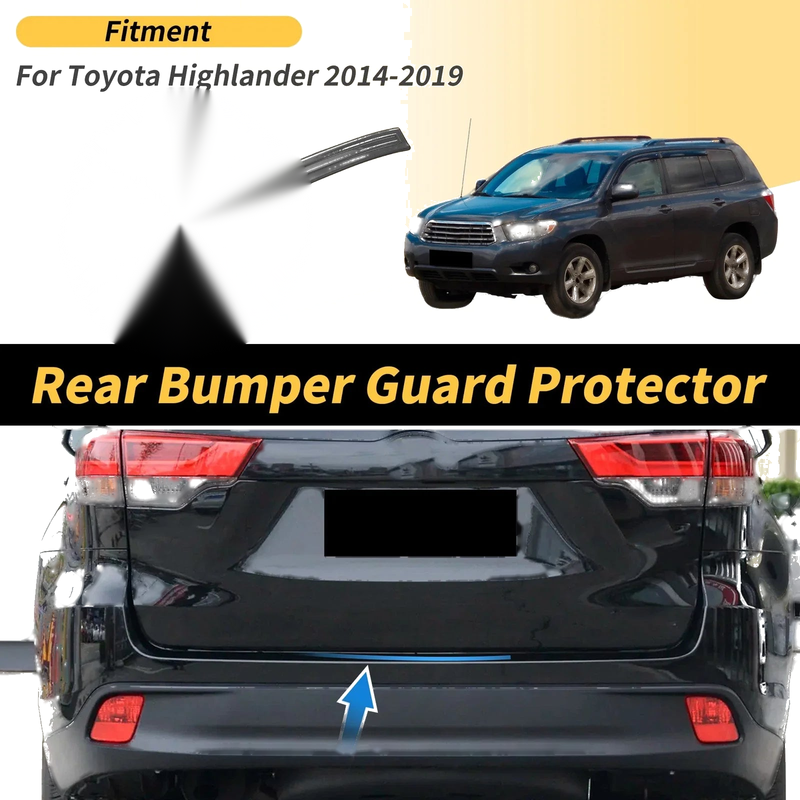 Toyota Highlander 1 Pc Bumper Guards (2014–2019)