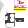 Grand Cherokee Carbon Console Gear Shift Box Panel Cover Trim (2014-2015)
