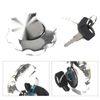 Motorcycle Motorbike ATV Gas Fuel Tank Cap Cover Locking W/ 2 Keys