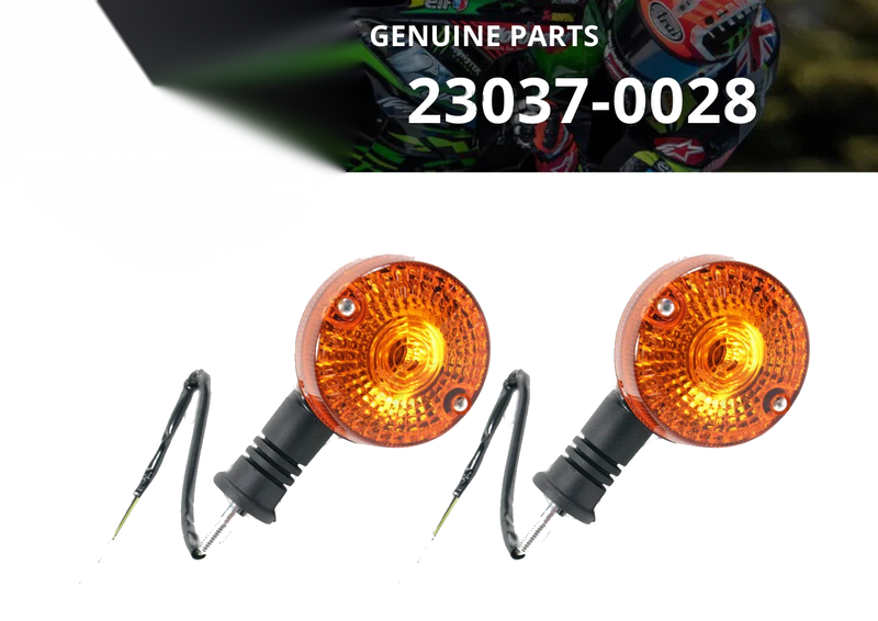 KAWASAKI KLR650 2 x Rear Signal Lamp Assy RH & LH (1987–2007)
