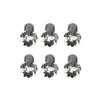 Motorcycle Bike Bicycle 6pcs M6x35mm Titanium Torx Head Flange Screws