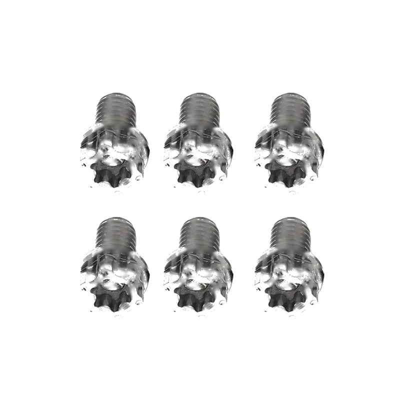 Motorcycle Bike Bicycle 6pcs M6x35mm Titanium Torx Head Flange Screws