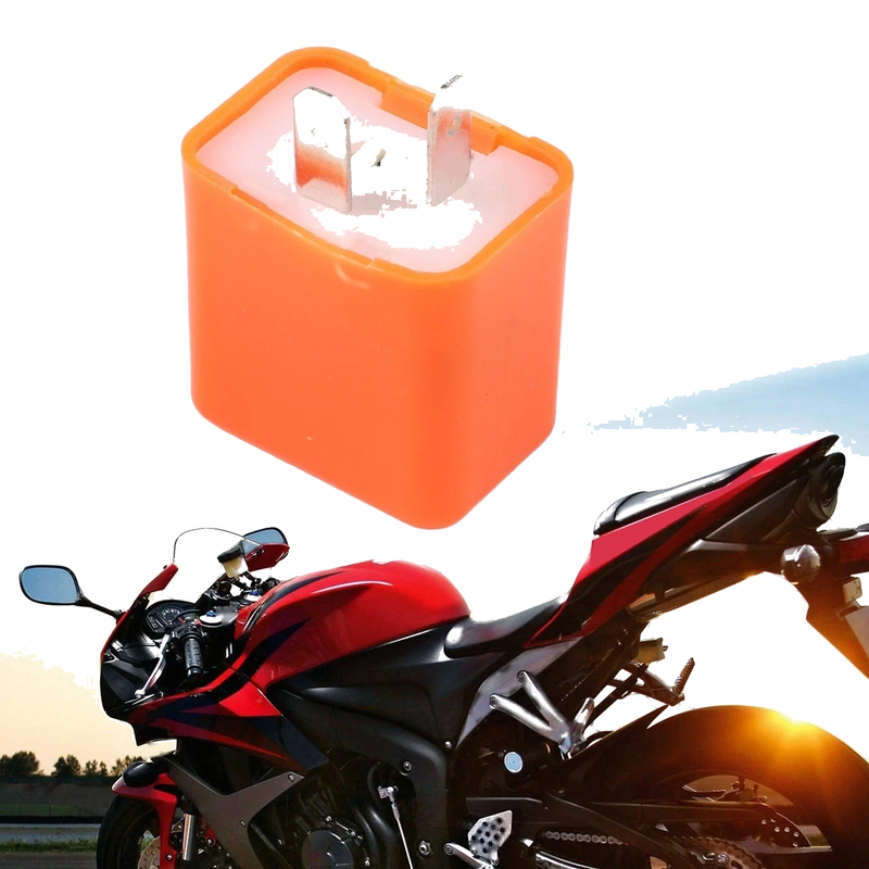 Motorcycle 1 x 2 Pin Adjustable LED Indicator Flasher Relay