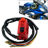 Universal Motorcycles - RED 7/8" Handlebar Ignition Switch