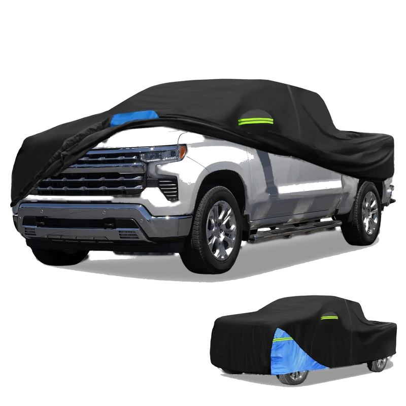 Chevrolet Silverado Oxford Cloth Black Waterproof Car Cover