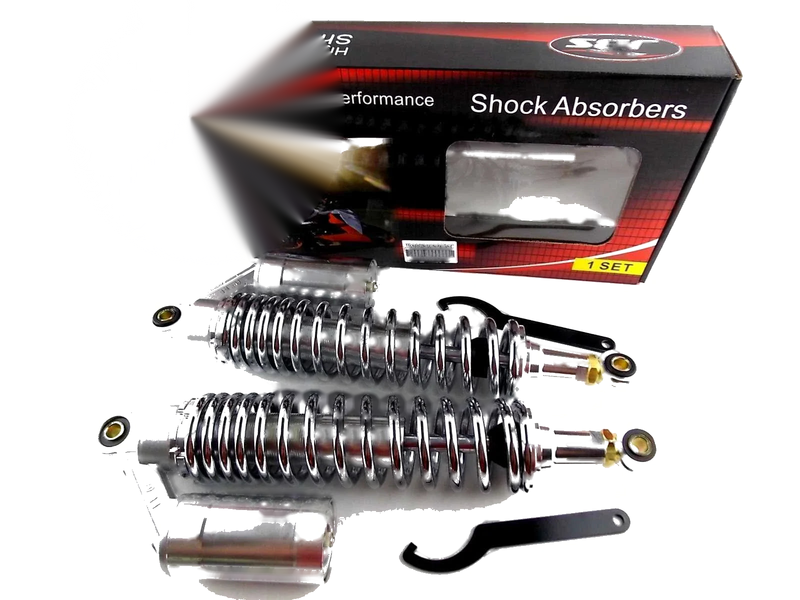 Royal Enfield 650 Interceptor 365mm JBS Air Nitrogen Cell Shock Absorbers