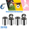 Make Model 20 x 8x14x4mm Double Metal Shield Car Deep Groove Ball Bearings