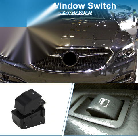 Chevrolet Impala Rear Power Window Switch Buick Lacrosse (2009-2009)