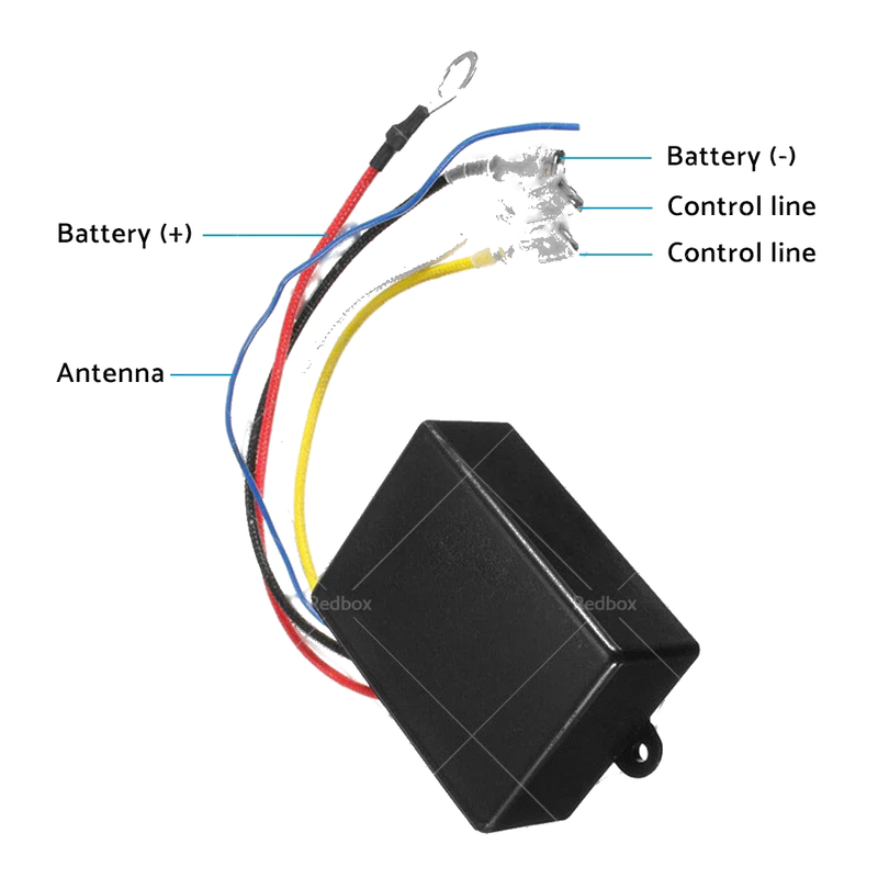 4x4 (500A) Wireless Remote 12V HD Electric Contactor Winch Solenoid