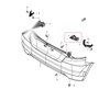 Suzuki Swift Rear Bumper Holder (2011-2017)