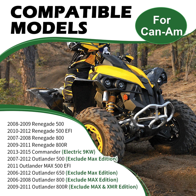 Can-Am Renegade 800R 4X4 EFI Rear Propeller Drive Shaft (2009-2011)