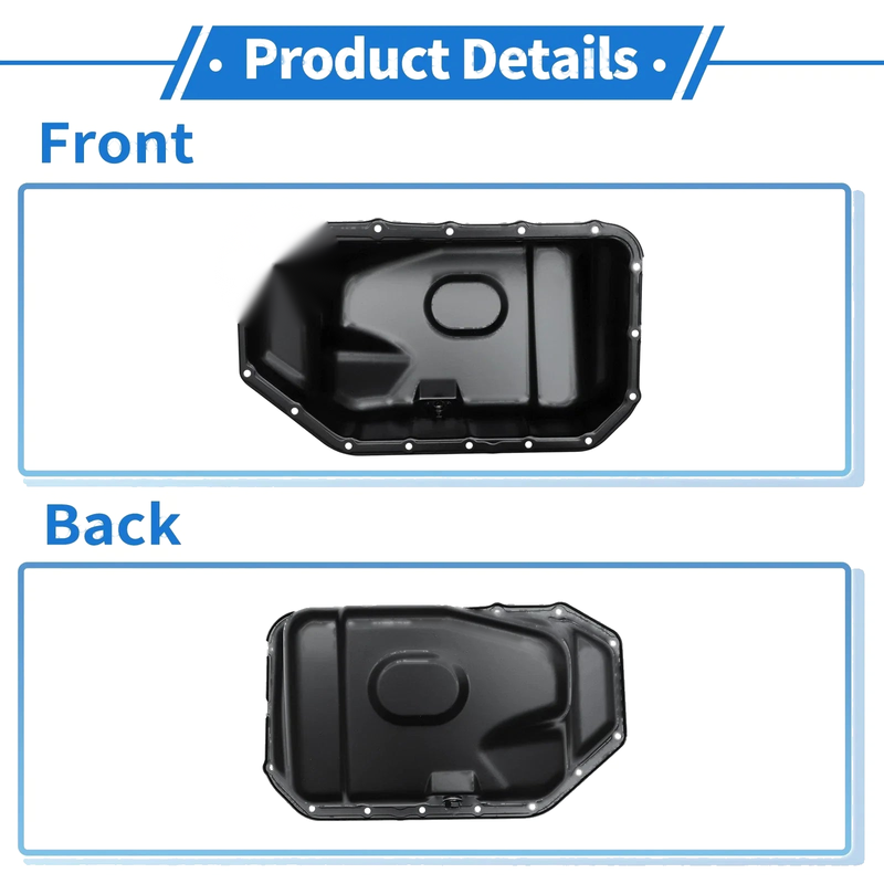 Honda CR-V 2002-2006 Steel Black Engine Oil Pan (2002-2006)