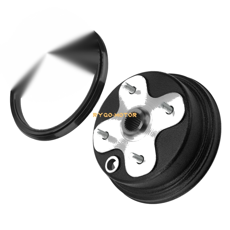 Yamaha Timberwolf 250 YFB250 Rear Wheel Brake Drum Hub w/Seal (1992–1993)