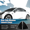 Tesla Model 3 Pair of Gloss Black Rear Side Window Louvers (2017-2023)