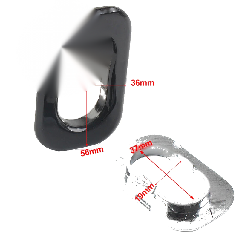 Harley Road Glide FLHR Special Antenna Hole Accent Cover Black (2015-2023)