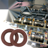2 x Oil Seal Rotary Shaft Seal FKM Rubber 35x56x10mm Brown