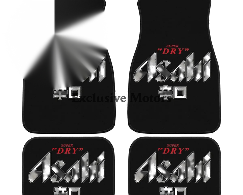 Custom Japanese Black Asahi Floor Mats