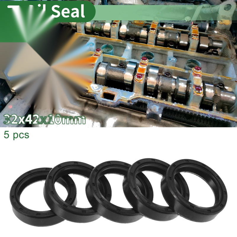 Make Model Oil Seal 5 x 32x42x10mm NBR Black