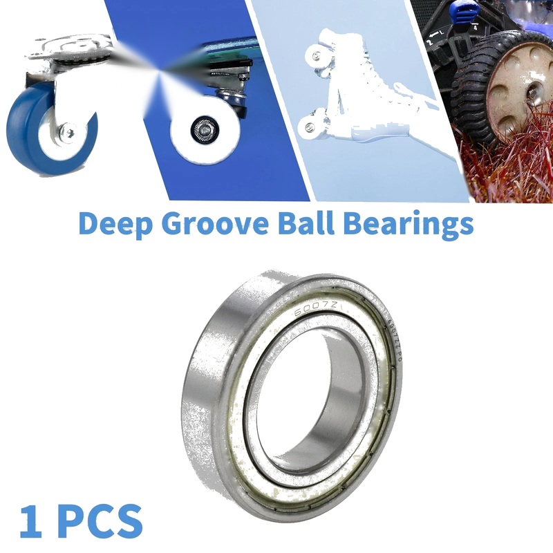 Scooter Skateboard Wheel 6007ZZ 35x62x14mm Deep Groove Ball Bearings 1 Pc