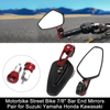 Suzuki Yamaha Honda 2 x 7/8" Bar End Mirrors