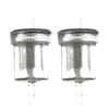 Camper RV 2 x Transparent Diesel Filter Fuel Kit Plastic Air Heater