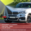 BMW X6 F16 M White Front Bumper Tow Hook Cover (2015-2019)