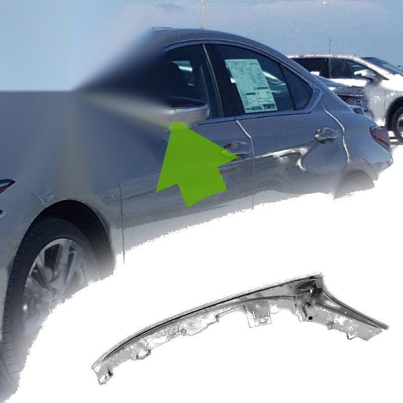 Lexus ES LS UX RC Chrome Driver Side Rearview Mirror Strip Trim (2019-2022)