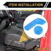 Jeep Gladiator JT (2018-2024) Light Blue Seat Adjustment Button Cover Trim
