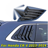 Honda CR-V Rear window trims 2 x Gloss Black window blinds (2023–2024)